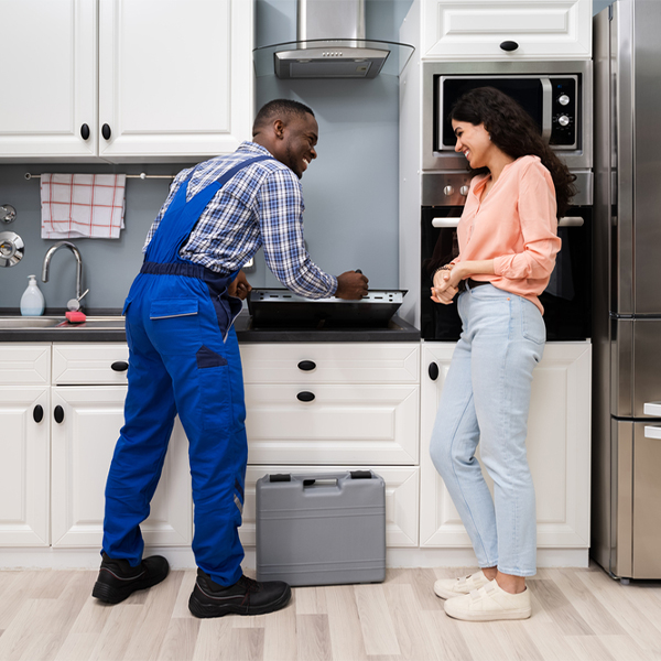 what kind of warranty do you offer on your cooktop repair services in Dry Tavern